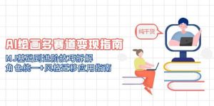 (14798期)AI绘画多赛道变现指南:MJ基础到进阶技巧拆解,角色统一+风格迁移应用指南-湘创网