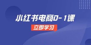 小红书电商0-1课,开店选品全流程,多平台素材处理与爆款笔记制作-湘创网