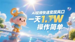 Ai视频变现风口，一天收入多张，收入无上限，操作简单-湘创网