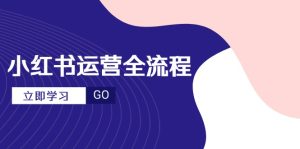 (14861期)小红书运营全流程,爆款选题文案,视频制作技巧,进阶达人宝典-湘创网