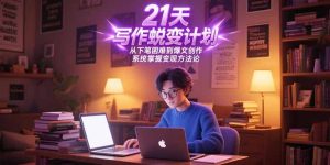 (15204期)21天写作蜕变计划,从下笔困难到爆文创作,系统掌握变现方法论-湘创网