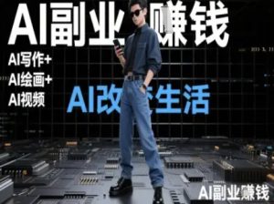 AI改变生活(Ai写作+AI绘画+Ai视频),AI副业挣钱-湘创网