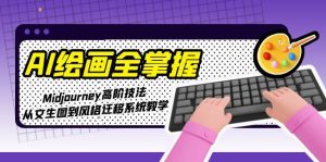 (15020期)AI绘画全掌握:Midjourney高阶技法,从文生图到风格迁移系统教学-湘创网