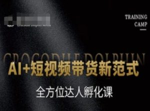 AI+短视频带货新范式,全方位达人孵化课-湘创网