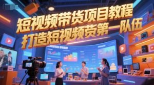 短视频带货项目教程,打造短视频带货第一队伍-湘创网