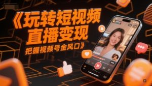 玩转短视频直播变现,把握视频号金风口-湘创网