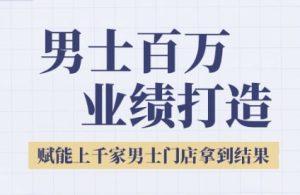 2025男士美业百万业绩打造,赋能上千家男士门店拿到结果-湘创网