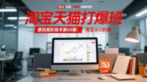 淘宝天猫打爆班原创高阶技术第69期：淘宝从0到爆-湘创网