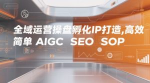 全域运营操盘孵化IP打造，高效 简单 AIGC SEO SOP-湘创网