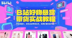 B站好物悬赏带货实战教程,平台流量大,抓住这波带货红利,别再盯着抖音内卷了-湘创网