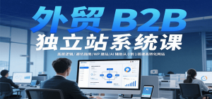 外贸B2B独立站系统课:底层逻辑/避坑指南/WP建站/AI辅助从0到1搭建高转化网站-湘创网