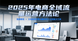 2025年电商全域流量运营方法论,视频教程+文档指导完整流量获取与运营解决方案-湘创网