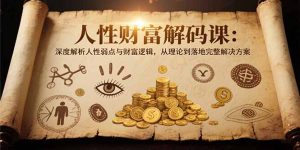 (15434期)人性财富解码课6.0:深度解析人性弱点与财富逻辑,理论到落地完整解决方案-湘创网