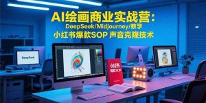 (15460期)AI绘画商业实战营:DeepSeek/Midjourney/教学 小红书爆款SOP 声音克隆技术-湘创网