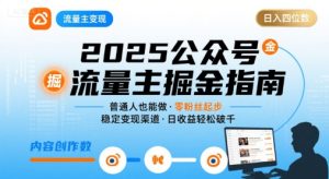 公众号流量主变现项目2025,普通人也能通过这个项目日入四位数-湘创网