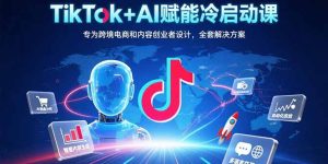 (15561期)TikTok+AI赋能冷启动课:专为跨境电商和内容创业者设计,全套解决方案-湘创网