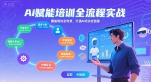 AI赋能培训全流程实站,覆盖培训全场景,打通 Al培训全链路-湘创网