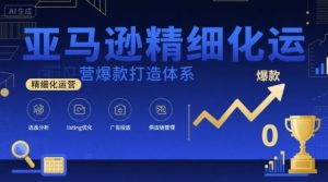亚马逊精细化运营爆款打造体系,视频课+全套资料文档-湘创网