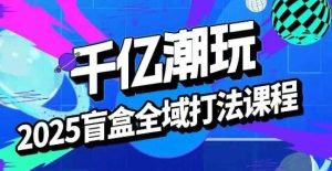 2025盲盒全域全套打法课,盲盒起号、选品、话术、私域等-湘创网