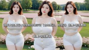 微胖女孩舞蹈AI视频制作提示词(含绘图词、视频词) 跳舞+视频教程-湘创网