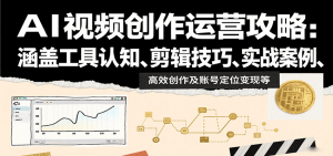 AI视频创作运营攻略:涵盖工具认知、剪辑技巧、实战案例、高效创作及账号定位变现等-湘创网