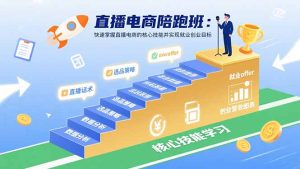 (15900期)直播电商陪跑班:快速掌握直播电商的核心技能并实现就业/创业目标-湘创网