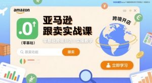 亚马逊跟卖实战课,零基础跨境开店实操教学-湘创网