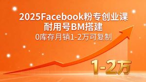 (15964期)2025Facebook粉专创业课,耐用号BM搭建,0库存月销1-2万可复制-湘创网