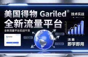 美国得物Gariled技术实战，全新流量平台​实战干货，即学即用-湘创网
