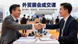 (16356期)外贸展会成交课,含目标制定、客户邀约、现场成交,系统化SOP提升参展ROI-湘创网