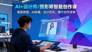 (16398期)AI+设计师/摄影师智能创作课:智能修图、AI绘画、设计优化,提升创作效率-湘创网