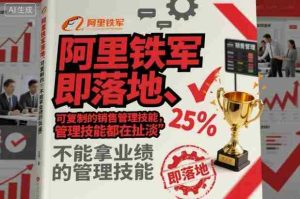 阿里铁军即落地、可复制的销售管理技能,不能拿业绩的管理技能都在扯淡-湘创网