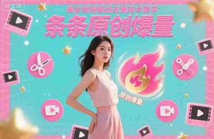美女视频搬运去重技术教学，条条原创爆量-湘创网