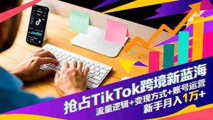 (16640期)抢占TikTok跨境新蓝海:流量逻辑+变现方式+账号运营,新手月入1万+-湘创网