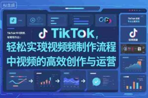 TikTok中视频制做流程,轻松实现Tk中视频的高效创作与运营-湘创网