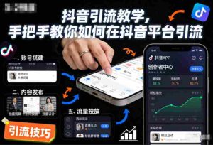 抖音引流教学,手把手教你如何在抖音平台引流-湘创网