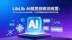 (16983期)LibLIb AI视觉创收训练营:SD+ComfyUI+PS合成+案例,从生成到精修的全套AI视觉创作技能-湘创网
