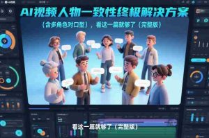 AI视频人物一致性终极解决方案（含多角色对口型），看这一篇就够了（完整版）-湘创网