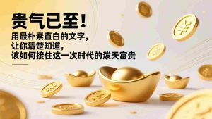 (17049期)付费文章:贵气已至!用最朴素直白的文字,让你清楚知道,该如何接住这一次时代的泼天富贵-湘创网