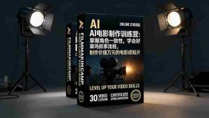 （17223期）AI电影制作训练营：掌握角色一致性，学会好莱坞叙事流程，制作价值万元的电影感短片-湘创网