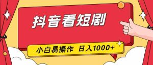 （17264期）抖音看短剧，一部手机，零投入，小白轻松上手，简单易操作，一天1000+-湘创网