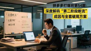 (17163期)拼多多打爆班第54期:深度解码“第二阶段断流”成因与全套破局方案-湘创网