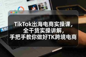 TikTok出海电商实操课，全干货实操讲解，手把手教你做好TK跨境电商-湘创网