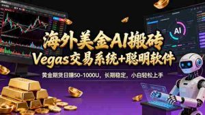 （17316期）海外美金操盘手技术，Vegas交易技术+聪明软件，日赚50-1000U，长期稳定，小白轻松上手。-湘创网