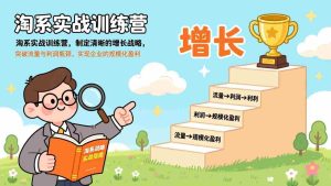 （17281期）淘系实战训练营，制定清晰的增长战略，突破流量与利润瓶颈，实现企业的规模化盈利-湘创网