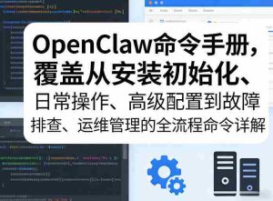 OpenClaw命令手册，覆盖从安装初始化、日常操作、高级配置到故障排查、运维管理的全流程命令详解-湘创网