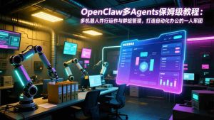 （17563期）OpenClaw多Agents保姆级教程：多机器人并行运作与群组管理，打造自动化办公的一人军团-湘创网