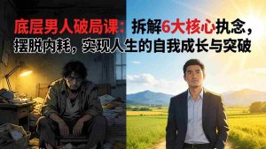 （17747期）付费文章：底层男人破局课：拆解 6 大核心执念，摆脱内耗，实现人生的自我成长与突破-湘创网