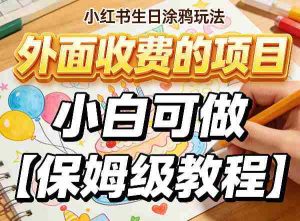 小红书生日涂鸦玩法，外面收费的项目，小白可做【保姆级教程】-湘创网