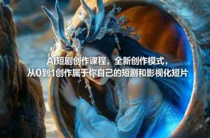 AI短剧创作课程,全新创作模式,从0到1创作属于你自己的短剧和影视化短片-湘创网